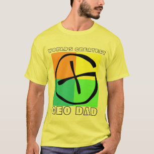 Camiseta Pai de Geo do mundo o grande