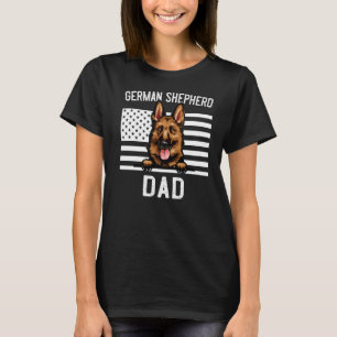 Camiseta Pai de German shepherd para Homens Pai de Cachorro