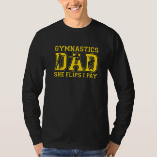 Camiseta Pai De Ginástica De Mens Ela Sacudir Que Eu Pago P