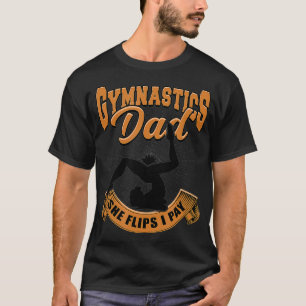 Camiseta Pai de ginástica Ela sacudir que eu pague Acrobat