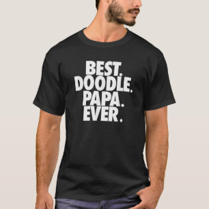 Camiseta Pai de Goldendoodle Melhor Doodle Papá Nunca Deu