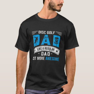Camiseta Pai De Golfe De Disco Engraçado Presente Para Gol