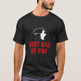 Camiseta Pai De Golfe Do Mens Melhor Pai Por Jogador De Gol