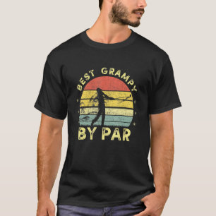 Camiseta Pai De Golfista Mens Retrorando Melhor Capuz De Pa