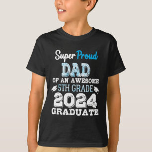 Camiseta Pai De Graduação Elementar Formando 2024