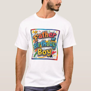 Camiseta Pai De Gráficos Divertidos De Criança De Aniversár