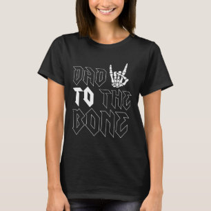 Camiseta Pai De Halloween Para Os Pais De Esqueleto Engraça