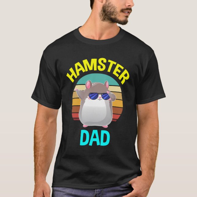 Camiseta Pai De Hamster, Sobremesas, Presentes Homens, Cria (Frente)