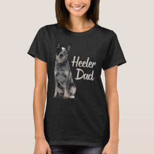 Camiseta Pai de Heeler Família Australiana de Animais de Co