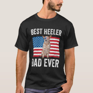 Camiseta Pai de Heeler Vermelho - Gado Australiano - Sobrev