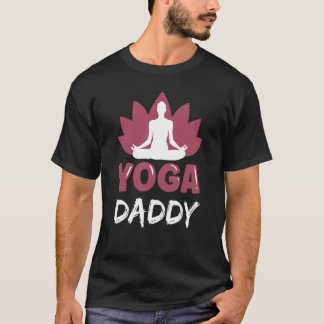 Camiseta Pai de Hobby Meditação Ótima Pai Yoga Papá