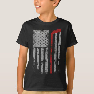 Camiseta Pai de Hockey com Presente da Equipe Americana de 