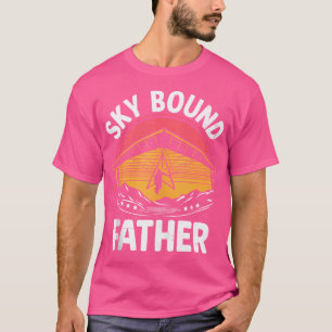 Camiseta Pai de Homens Limitado pelo Céu Asa Delta Planador