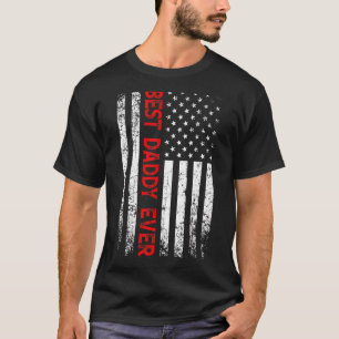 Camiseta Pai De Homens Mais Importante Nos Eua Bandeira 4 D