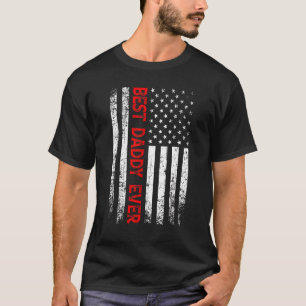 Camiseta Pai De Homens Mais Importante Nos Eua Bandeira 4 D