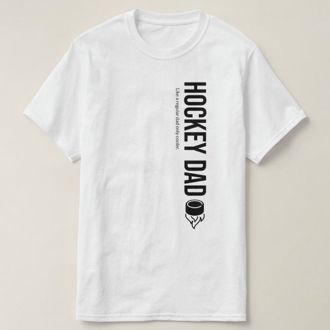 Camiseta Pai de hóquei (Frente do Design)