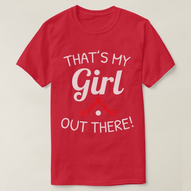 Camiseta Pai De Hóquei De Campo Da Mãe Que É Meu Gi (Frente do Design)