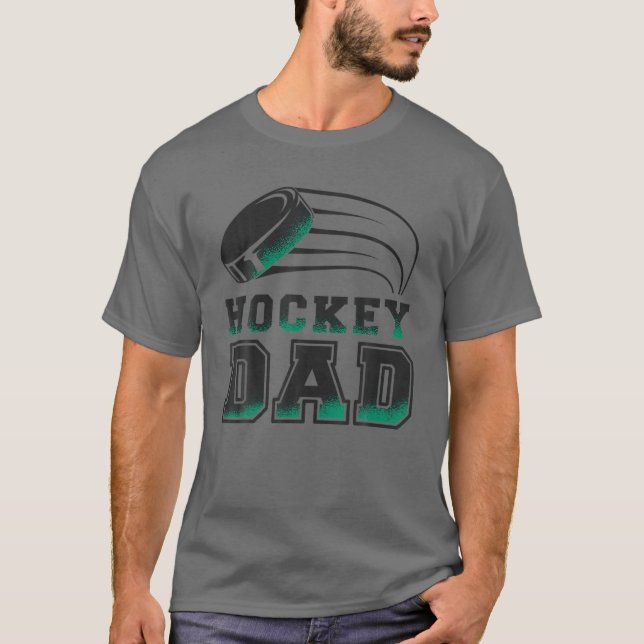 Camiseta Pai de Hóquei em Mens (Frente)