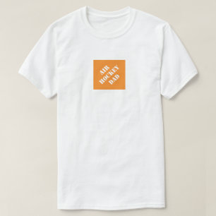 Camiseta Pai de hóquei no ar Pai engraçado Dia de os pais