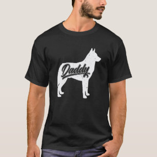 Camiseta Pai de Husky Siberiano masculino Papai Pais de Sib