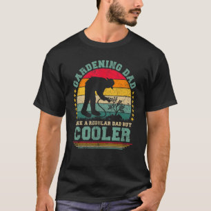 Camiseta Pai de jardinagem masculino como um pai regular de