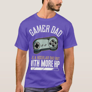 Camiseta Pai de jogadores engraçados Videos games masculino
