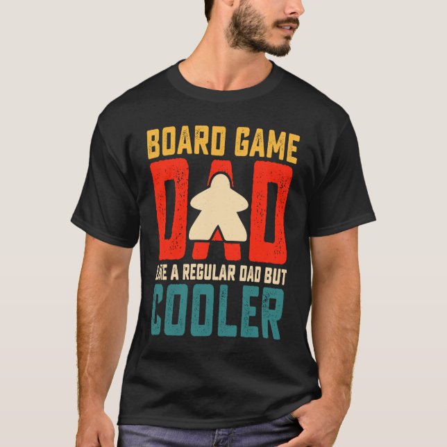 Camiseta Pai de jogo conselho Jogo Conselho Jogo Entusiasta (Frente)