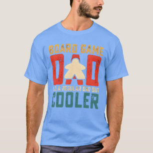 Camiseta Pai de jogos de tabuleiro masculino Pai jogador de