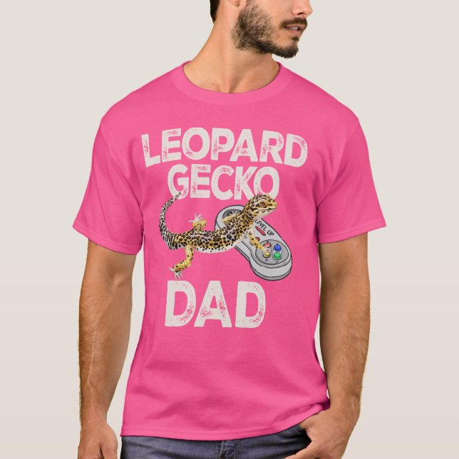 Camiseta Pai de jogos Lizard e Reptiles Gecko (Frente)