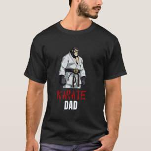 Camiseta Pai de Karatê de Tigre Fofo Clássico - Artes Marci