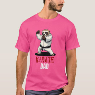 Camiseta Pai de Karate - Super Pai de Artes Marciais Macaco