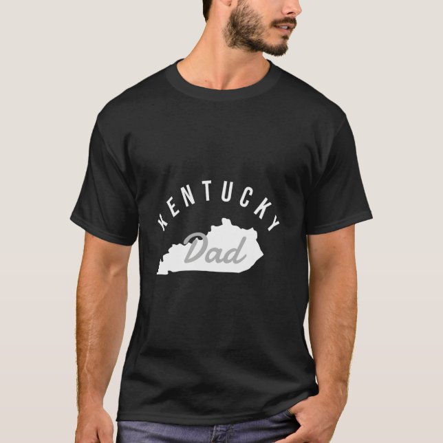 Camiseta Pai de Kentucky Hores desportivos Bourbon (Frente)