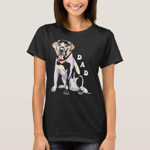 Camiseta Pai de laboratório Fox Yellow Labrador Retriever