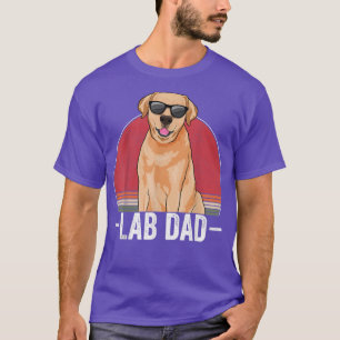 Camiseta Pai de Labrador Roupa de Cachorro Amantes para Hom