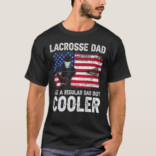 Camiseta Pai De Lacrosse Como Bandeira Americana Normal 4º