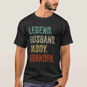 Camiseta Pai de Legenda Avô Pai de roupa Aniversário F