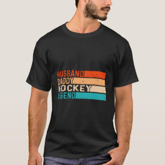 Camiseta Pai de Legenda do Pai Hockey Husband