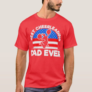 Camiseta Pai de líder de torcida Shirt American Flag Best G