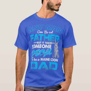 Camiseta Pai de Maine Coon  Pavimentos Dias de os pais Pres