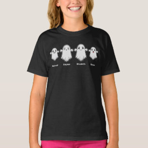 Camiseta Pai de Mamãe 4 Pessoa Ghost Family Halloween
