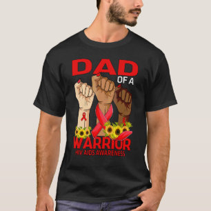 Camiseta Pai De Mão De Um Guerreiro O Vih Ajuda A Sensibili
