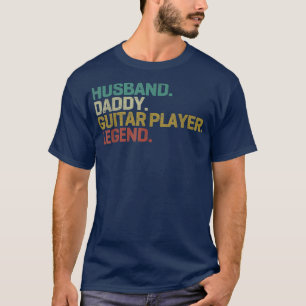 Camiseta Pai De Marido, Leitor De Violão, Legenda De Pais V