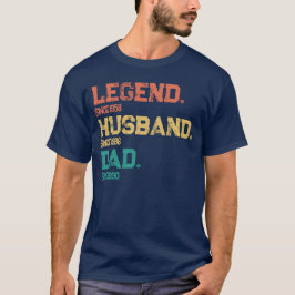 Camiseta Pai de marido personalizado de legenda - Datas per