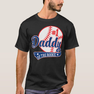 Camiseta Pai De Matchi De Tema De Baseball Do primeiro aniv