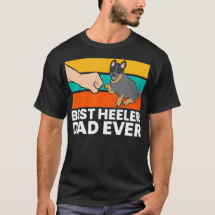 Camiseta Pai de Melhor Alavanca Ever Blue Heeler da Austrál