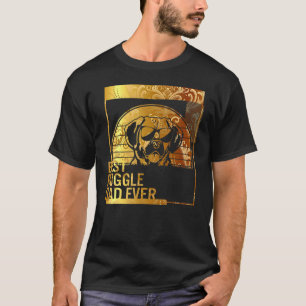 Camiseta Pai de Melhor Puggle Nunca pai de cão para homens