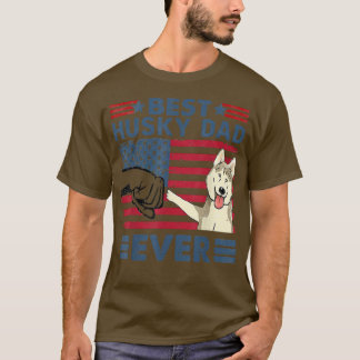 Camiseta Pai De Melhor Rouco Alguma Vez Vintage Dog Lover