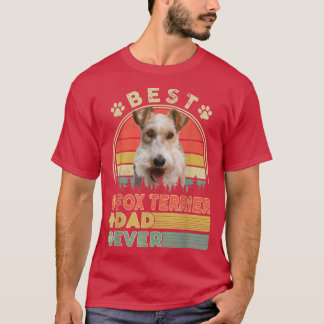 Camiseta Pai De Melhor Terrier Nunca Fox Terrier Lover Dog 
