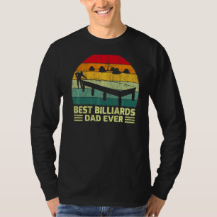 Camiseta Pai De Melhores Bilhares Do Mens Vintage