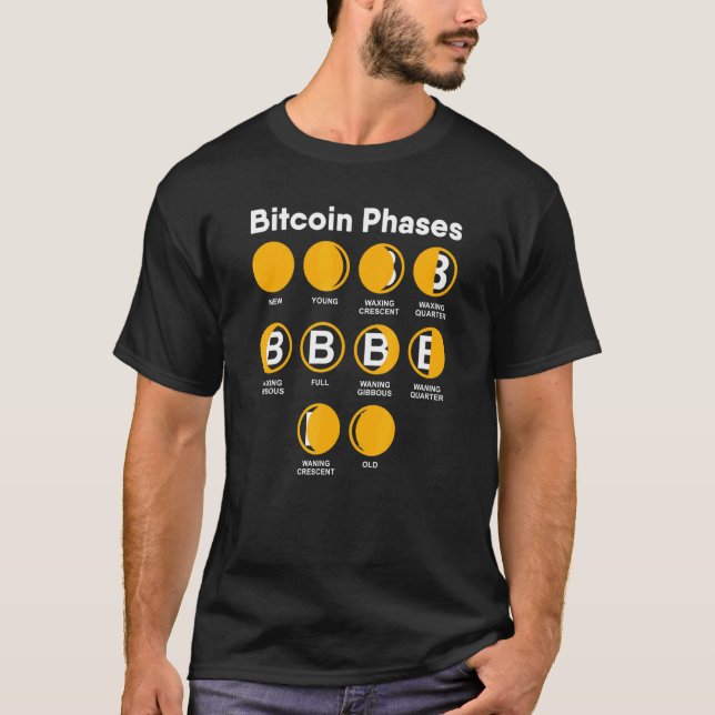 Camiseta Pai de Memória Cryptocurrency Moon Crypto Bitcurre (Frente)